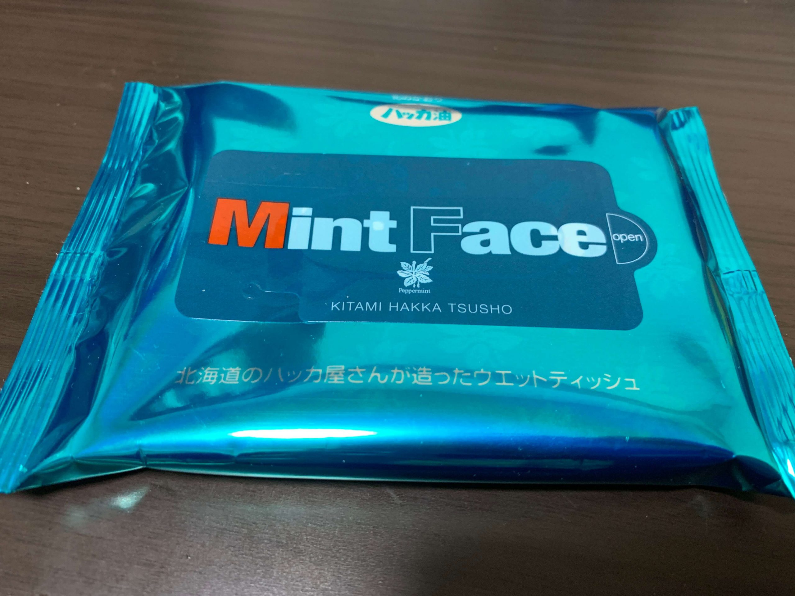 アトピーでも使えた その8 Mintface ハッカ入りウエットティッシュ